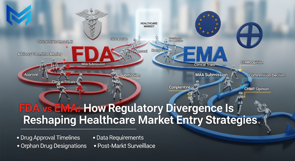 FDA vs EMA: How Regulatory Divergence Is Reshaping Healthcare Market Entry Strategies